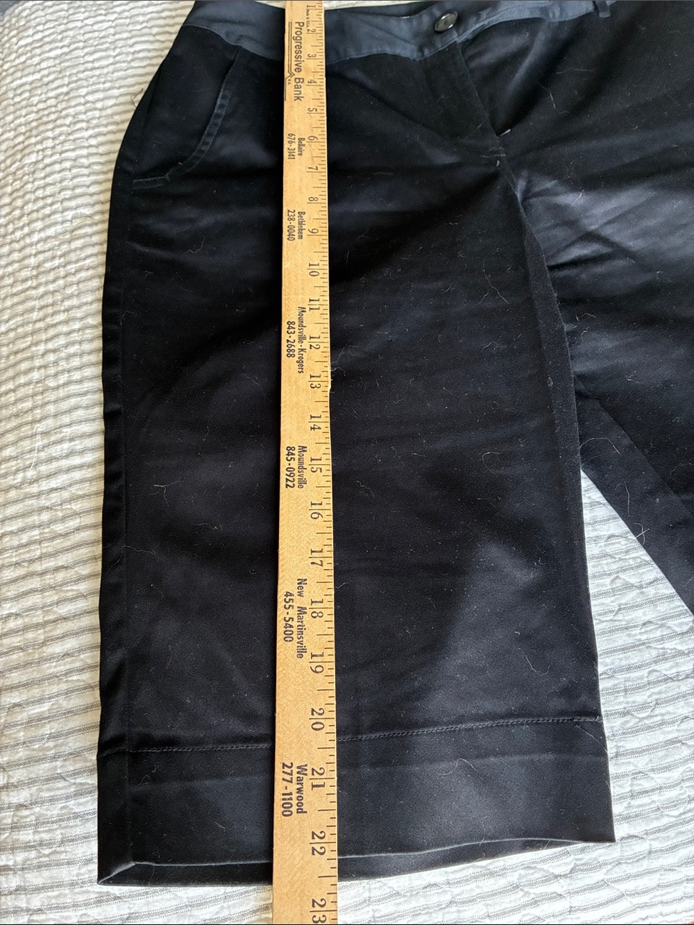 Worthington Black Tailored women’s Bermuda Shorts. Size 6. - Picture 6 of 7
